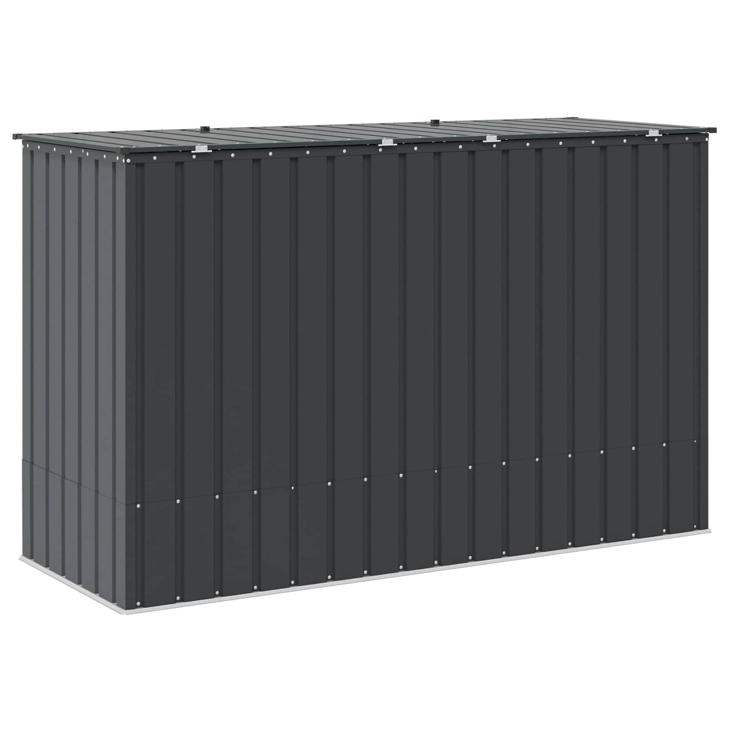 Have Opbevaringskasse Sort 214 x 82 x 132 cm Stål