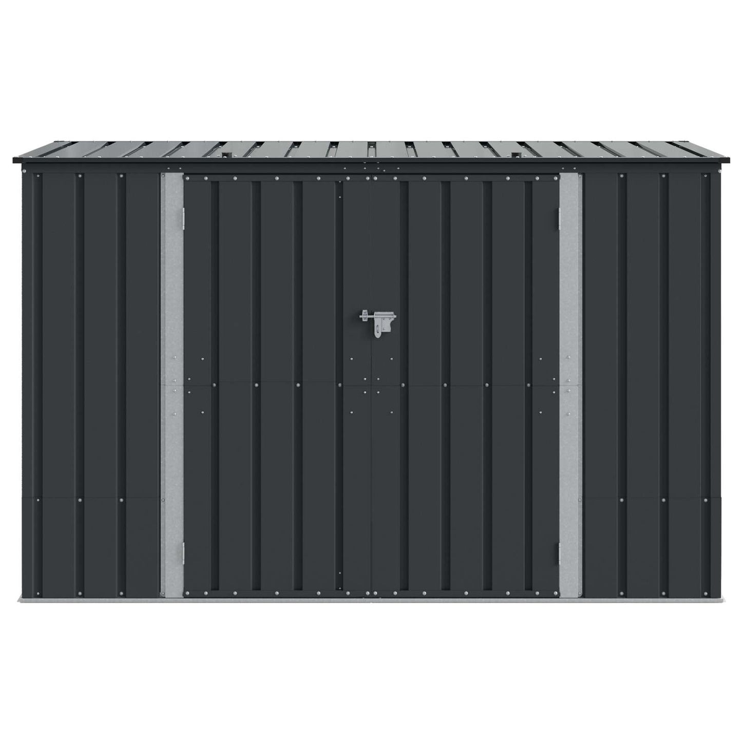Have Opbevaringskasse Sort 214 x 82 x 132 cm Stål