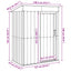 Haveskure Brun 137 x 81 x 180 cm Metal