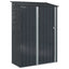 Haveskure Antracit 140,5 x 74 x 200 cm Metal
