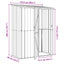 Haveskure Antracit 153,5 x 86 x 200 cm Metal