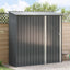 Haveskure Antracit 203,5 x 73 x 200 cm Metal