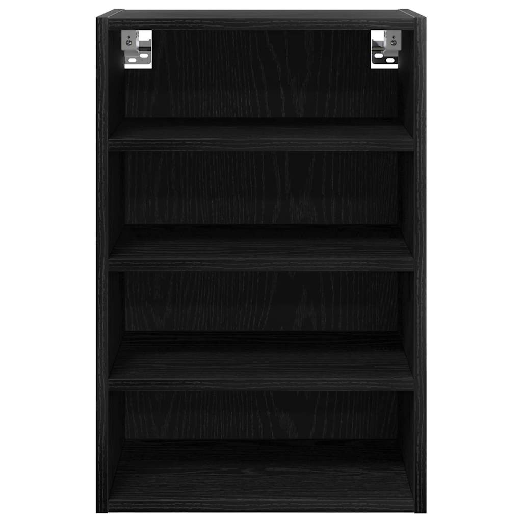 Hængeskab Sort eg 40 x 29,5 x 60 cm Konstrueret træ