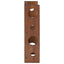 Hylde Brun 24 x 13 x 54 cm Massiv Mahogni