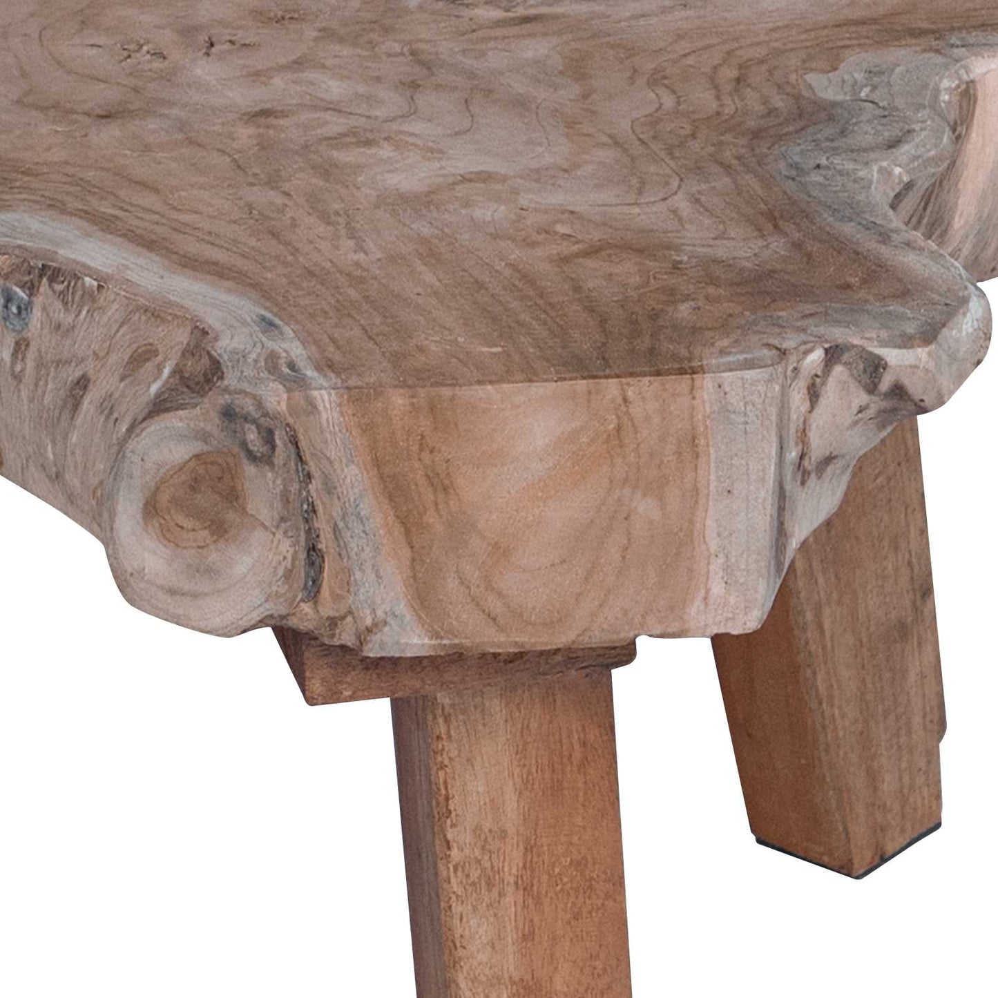 Sengebord Brun 40 x 40 x 25 cm Solid genbrugs træ