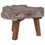 Sengebord Brun 40 x 40 x 25 cm Solid genbrugs træ