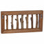 Frakkekrog Naturfarvet 50 x 10 x 25 cm Massiv Mahogni