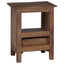 Sengebord med skuffe Brun 30 x 30 x 47 cm Solid genbrugs træ