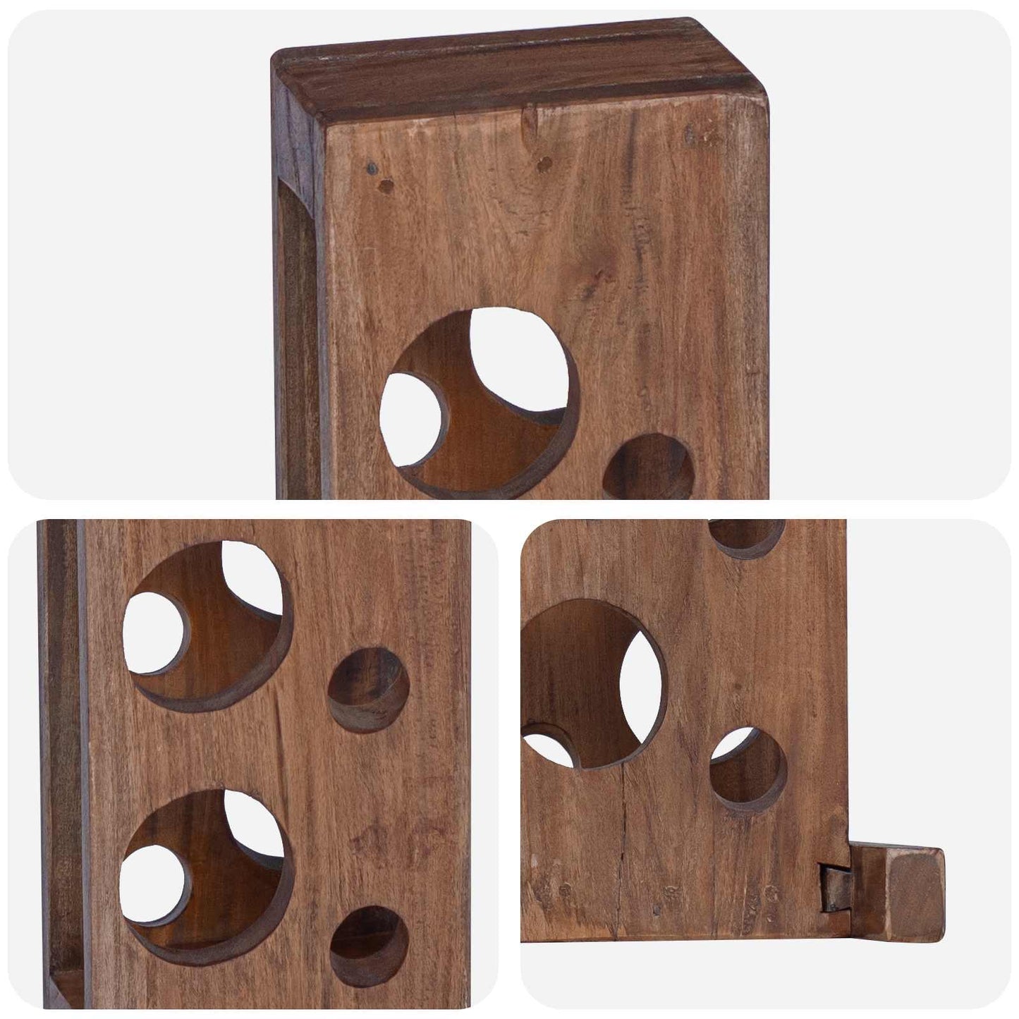 Hylde Brun 20 x 25 x 100 cm Massiv Mahogni