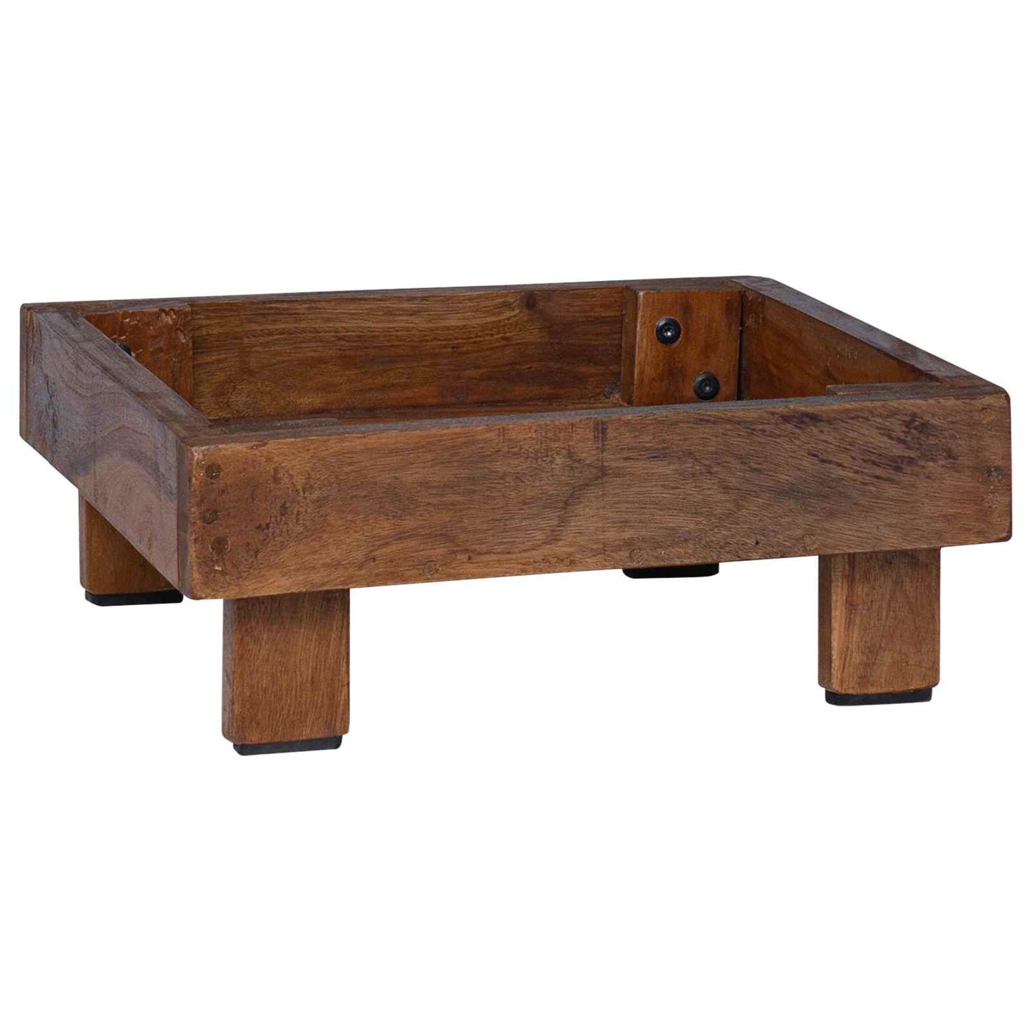 Planteholder 3 pcs Brun Mahogni Træ