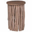 Taburet Naturfarvet 30 x 30 x 45 cm Massiv Teaktræ