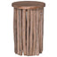 Taburet Naturfarvet 30 x 30 x 45 cm Massiv Teaktræ