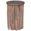 Taburet Naturfarvet 30 x 30 x 45 cm Massiv Teaktræ