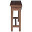 Bord med skuffe Brun 110 x 30 x 79 cm Massiv Mahogni