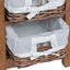 Sidebord Brun 38 x 28 x 50 cm Massivt mahognitræ