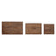 Nesting Bord 3 pcs Brun Massivt mahognitræ