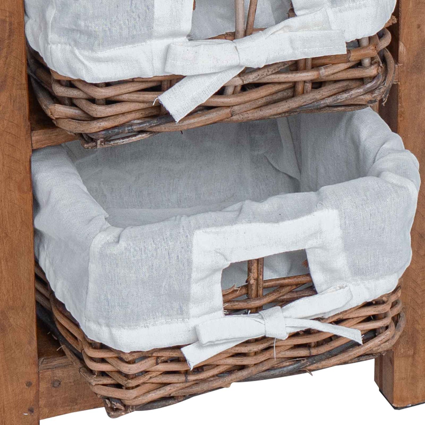 Sidebord Brun 38 x 28 x 72 cm Massivt mahognitræ