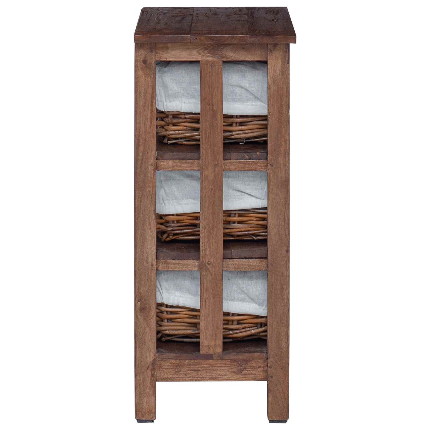 Sidebord Brun 38 x 28 x 72 cm Massivt mahognitræ
