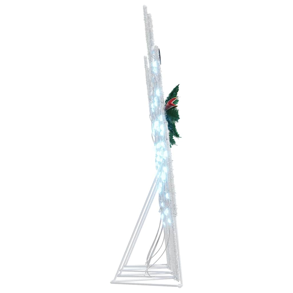 LED Rensdyr 4 pcs Hvid Stof
