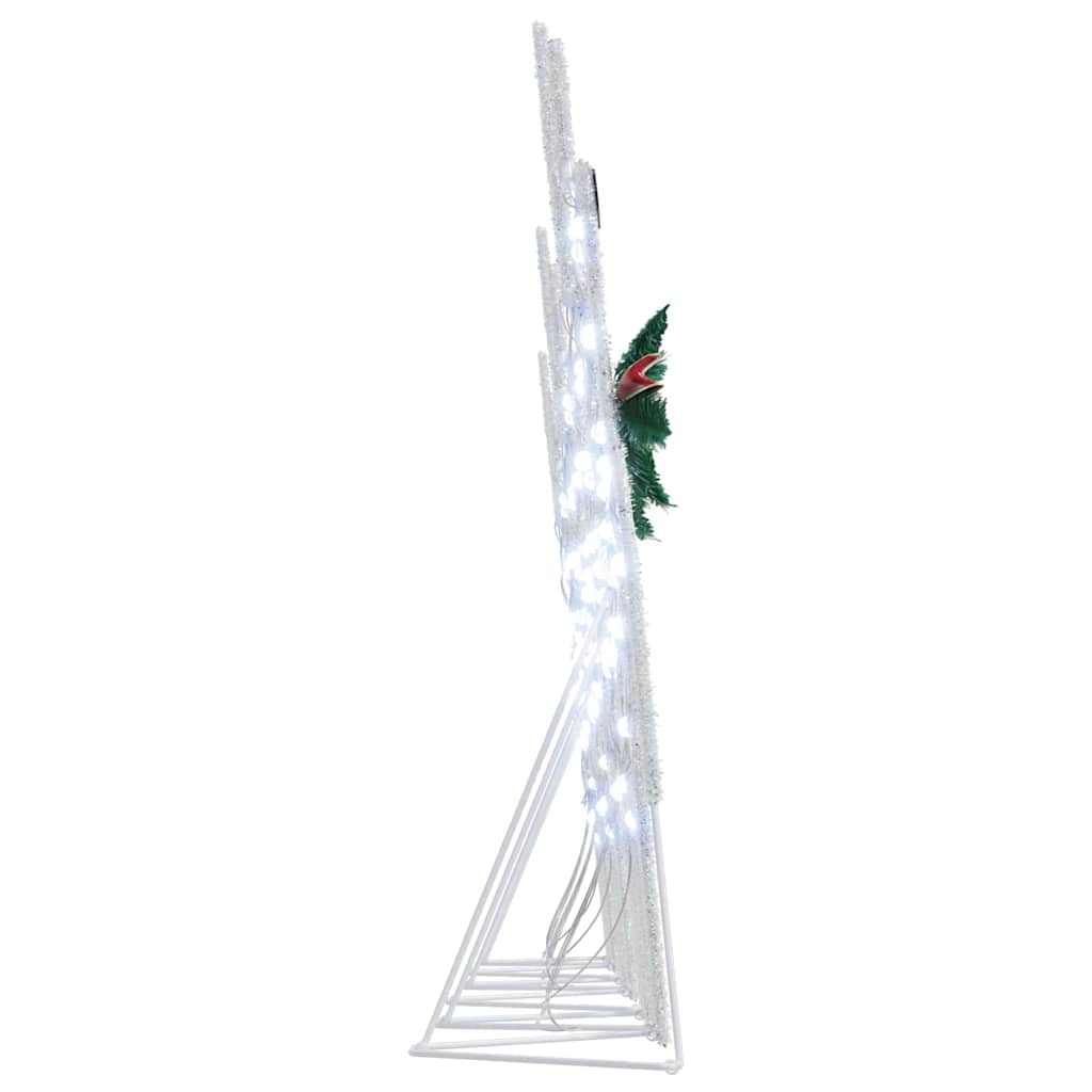 LED Rensdyr 6 pcs Sølv Stof