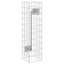 Gabion Vandhane Sølv 25 x 25 x 100 cm Rustfrit stål