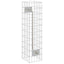 Gabion Vandhane Sølv 25 x 25 x 100 cm Rustfrit stål