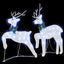 LED Rensdyr 2 pcs Kold Hvid Stof