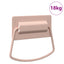 Skab Håndtag Lyserød 85 x 45 mm Metal