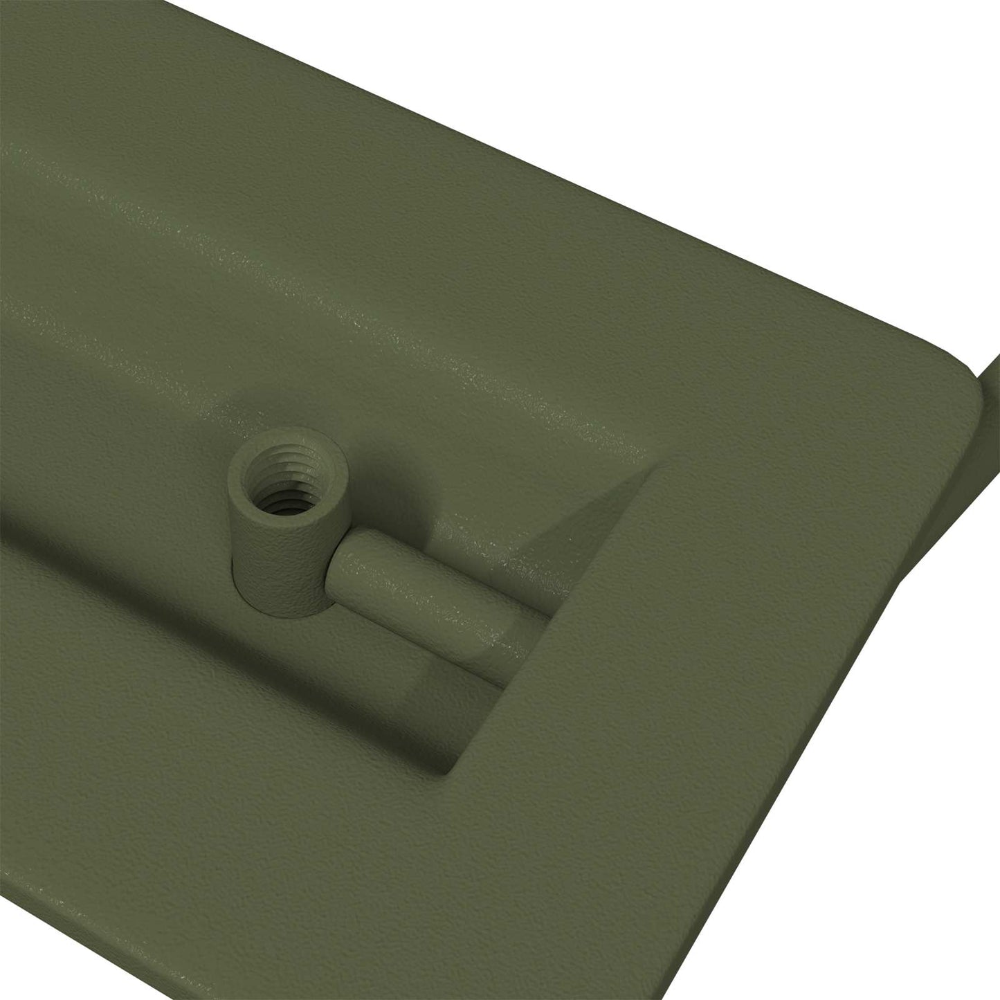 Skab Håndtag 2 pcs Oliven grøn 85 x 45 mm Metal