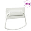 Skab Håndtag Hvid 85 x 45 mm Metal