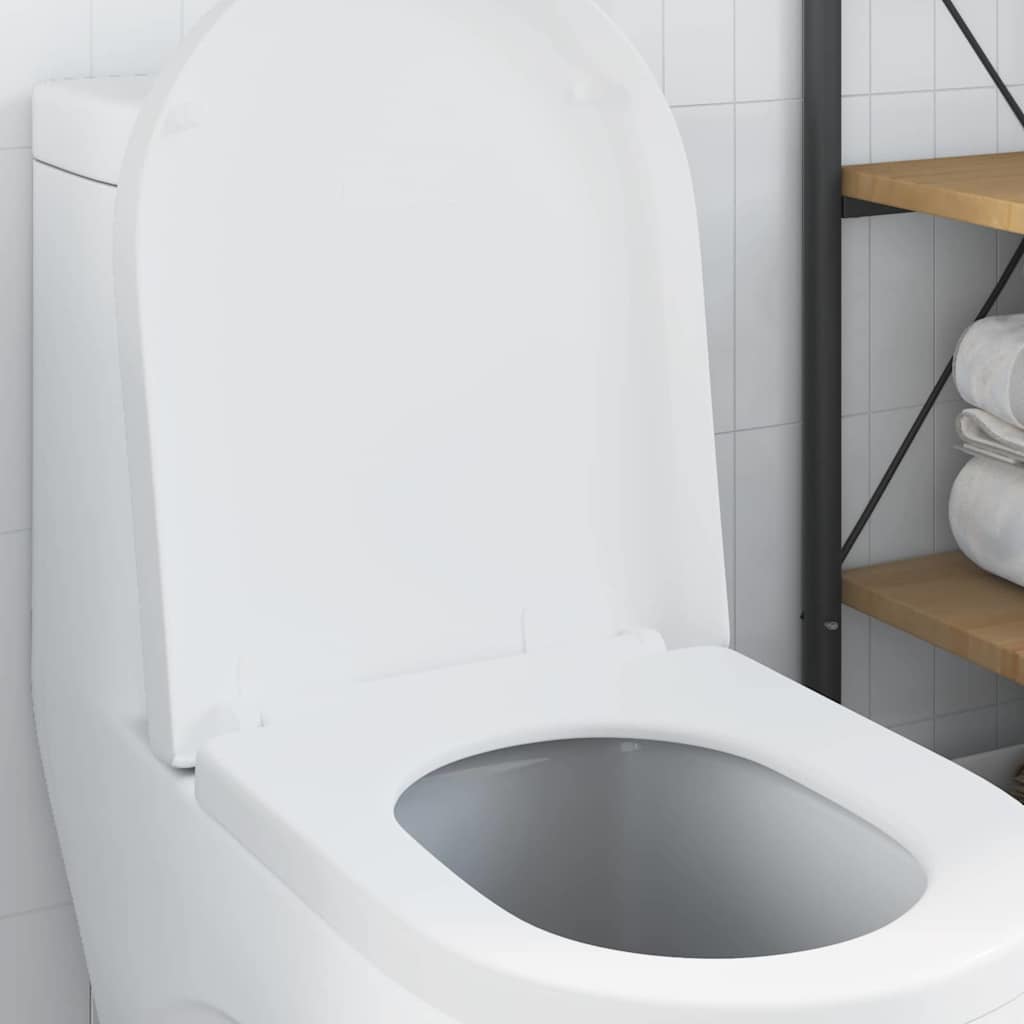 Toilet sæde Indstillelig Hvid 48 x 36,5 x 4,5 cm Polypropylen