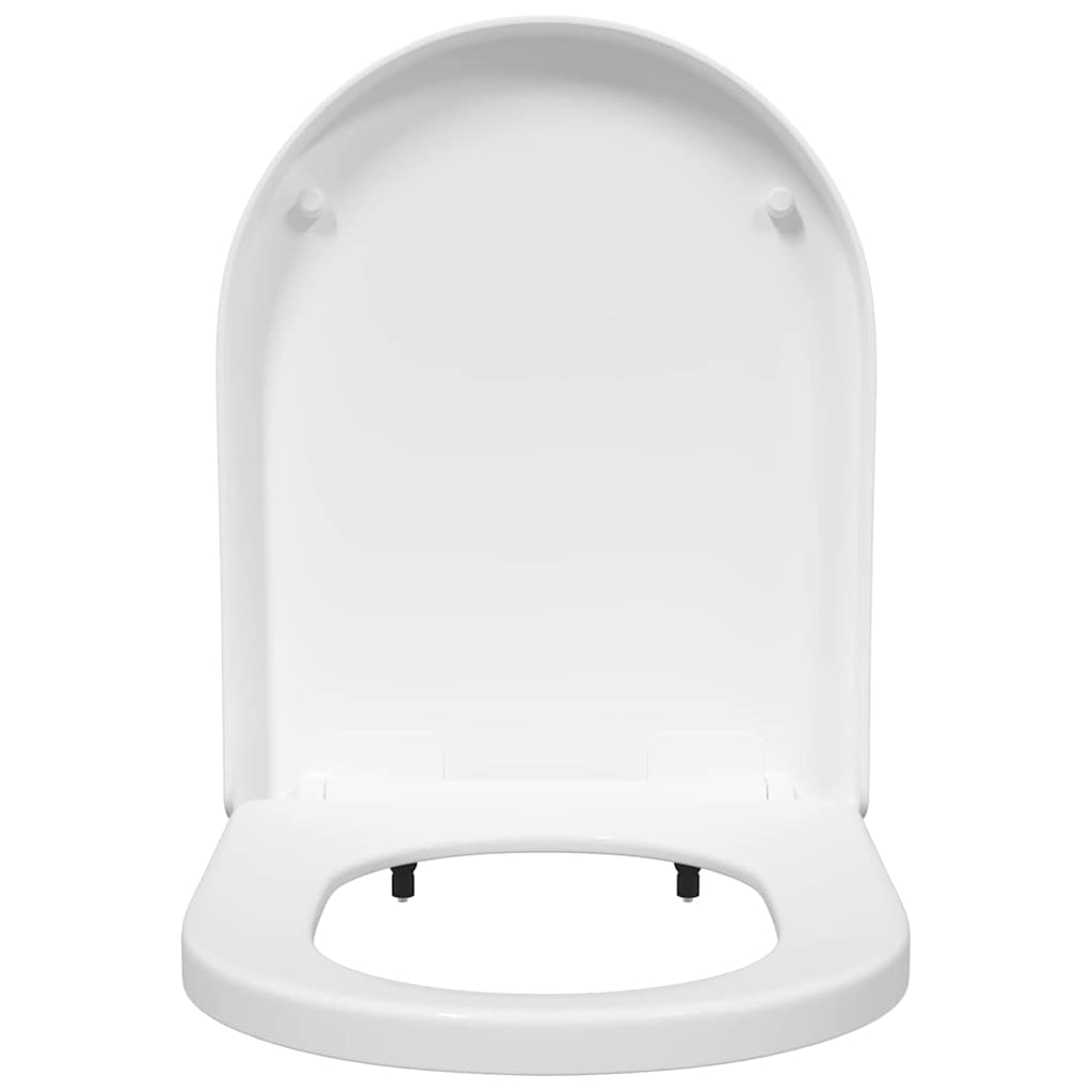 Toilet sæde Indstillelig Hvid 48 x 36,5 x 4,5 cm Polypropylen