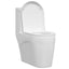 Toilet sæde Indstillelig Hvid 48 x 36,5 x 4,5 cm Polypropylen