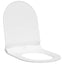 Toilet sæde Indstillelig Hvid 50 x 36,5 x 5 cm Polypropylen