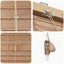 Persienner Eg Look 65 x 130 cm 35 mm Massivt Paulownia Træ