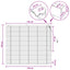 Persienner Eg Look 150 x 130 cm 35 mm Massivt Paulownia Træ