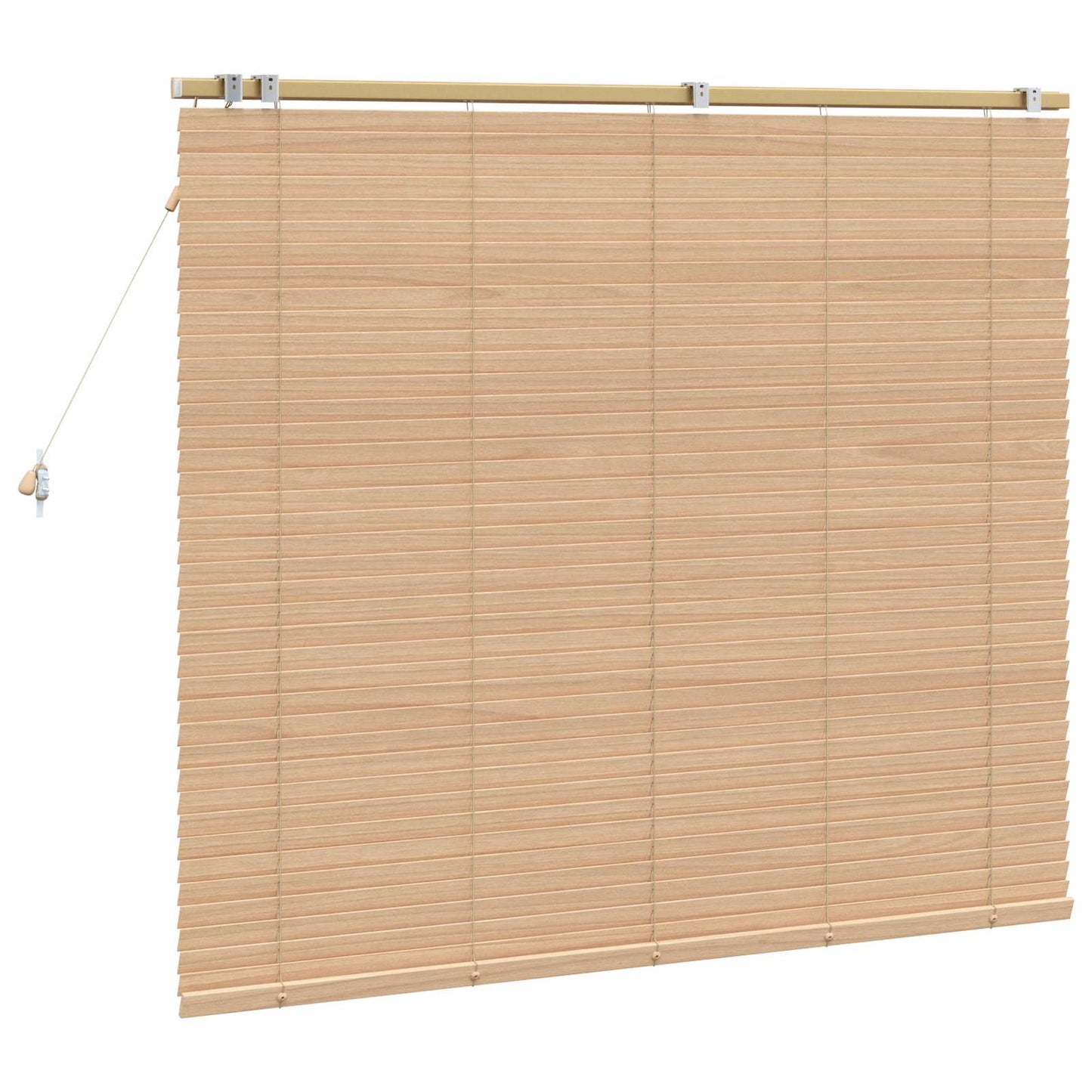 Persienner Eg Look 155 x 130 cm 35 mm Massivt Paulownia Træ