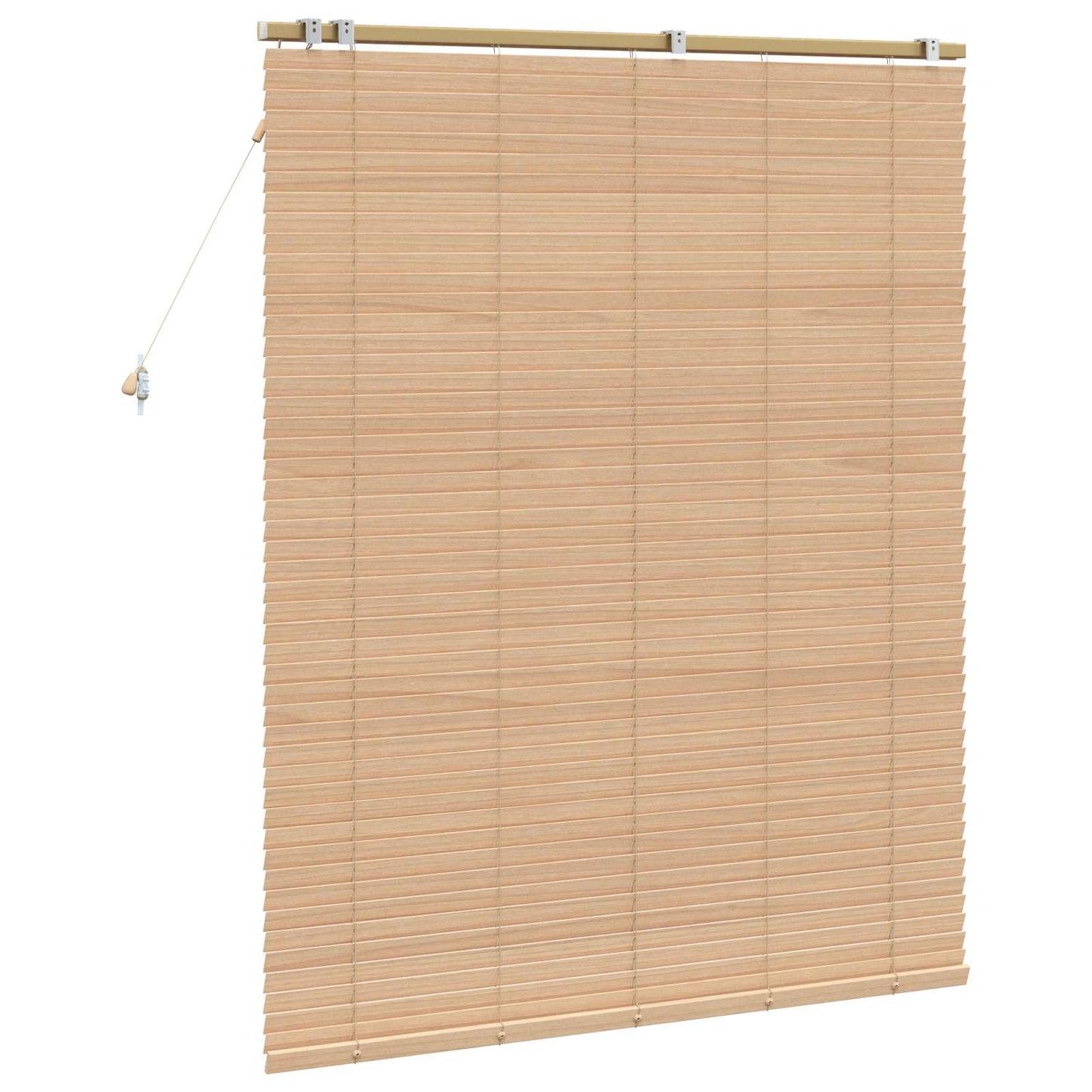 Persienner Eg Look 130 x 160 cm 35 mm Massivt Paulownia Træ