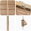 Persienner Eg Look 40 x 250 cm 35 mm Massivt Paulownia Træ