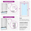 Persienner Eg Look 40 x 250 cm 35 mm Massivt Paulownia Træ