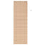 Persienner Eg Look 80 x 250 cm 35 mm Massivt Paulownia Træ