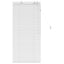 Persienner Hvid 55 x 130 cm 35 mm Massivt Paulownia Træ