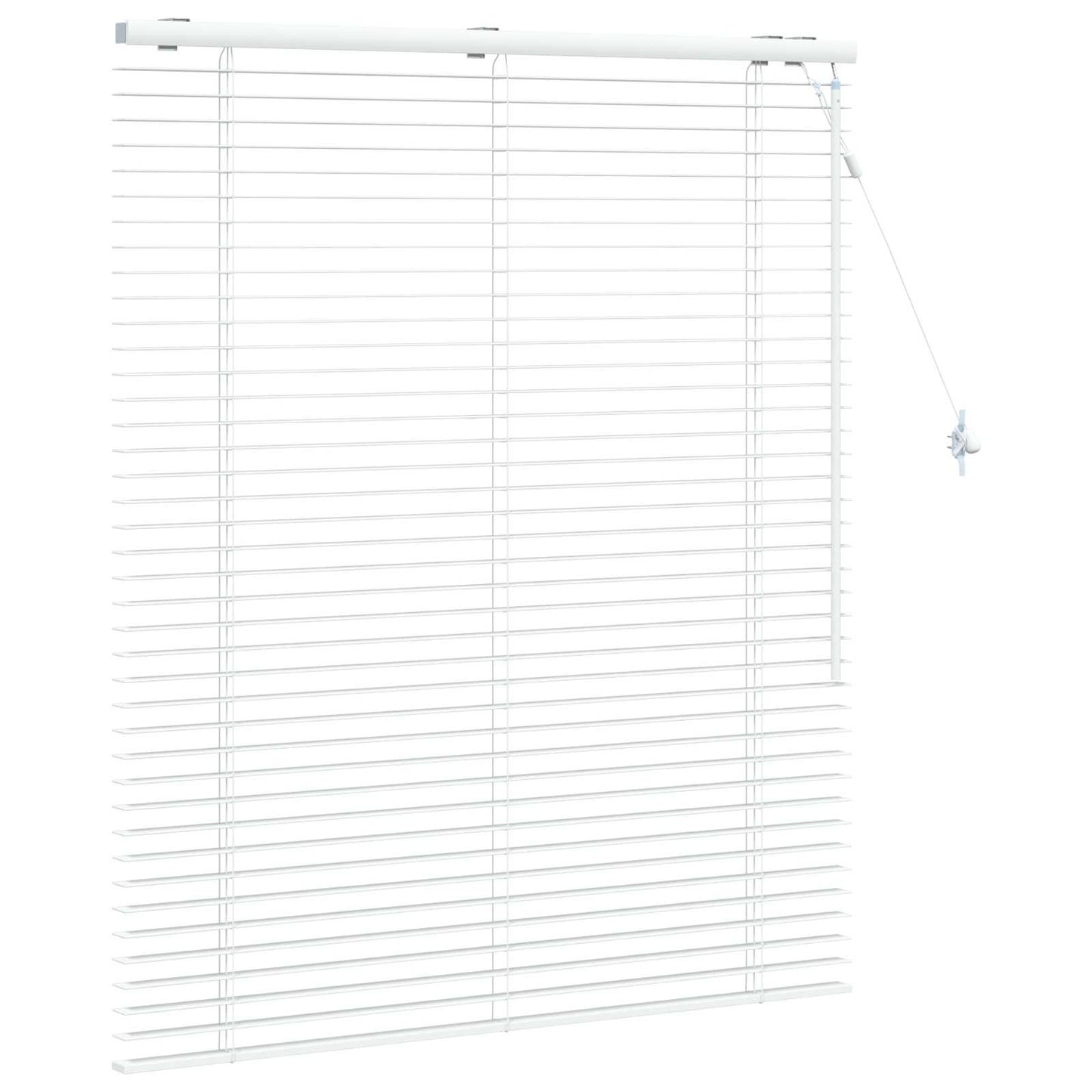 Persienner Hvid 100 x 130 cm 35 mm Massivt Paulownia Træ