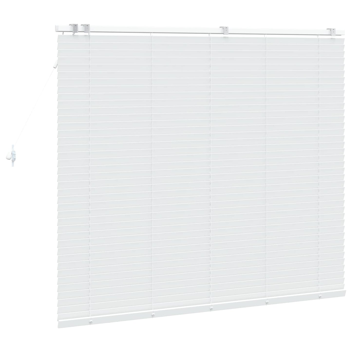 Persienner Hvid 155 x 130 cm 35 mm Massivt Paulownia Træ