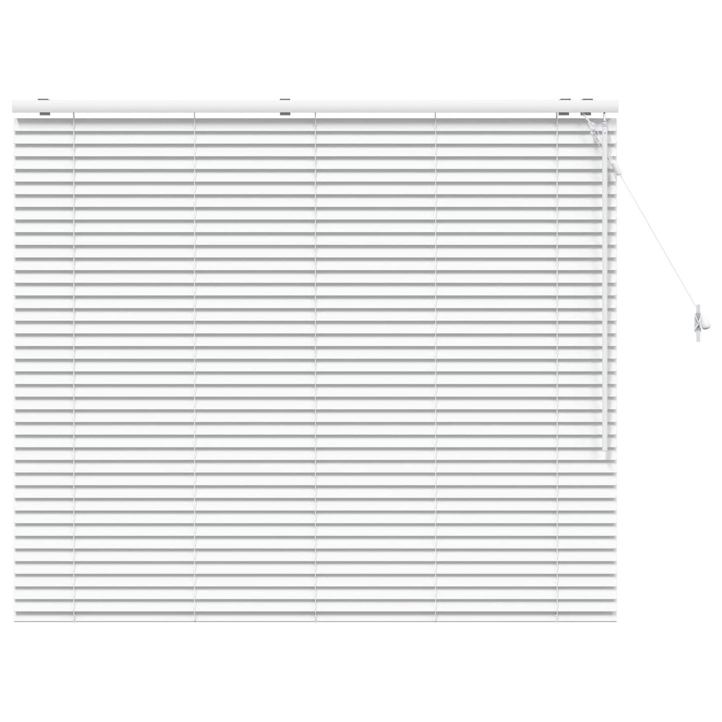 Persienner Hvid 160 x 130 cm 35 mm Massivt Paulownia Træ