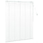 Persienner Hvid 125 x 160 cm 35 mm Massivt Paulownia Træ