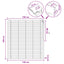 Persienner Hvid 150 x 160 cm 35 mm Massivt Paulownia Træ