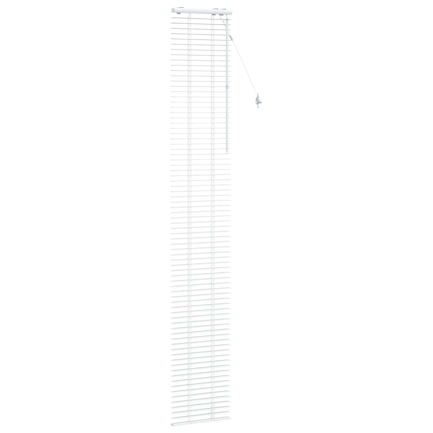 Persienner Hvid 45 x 250 cm 35 mm Massivt Paulownia Træ