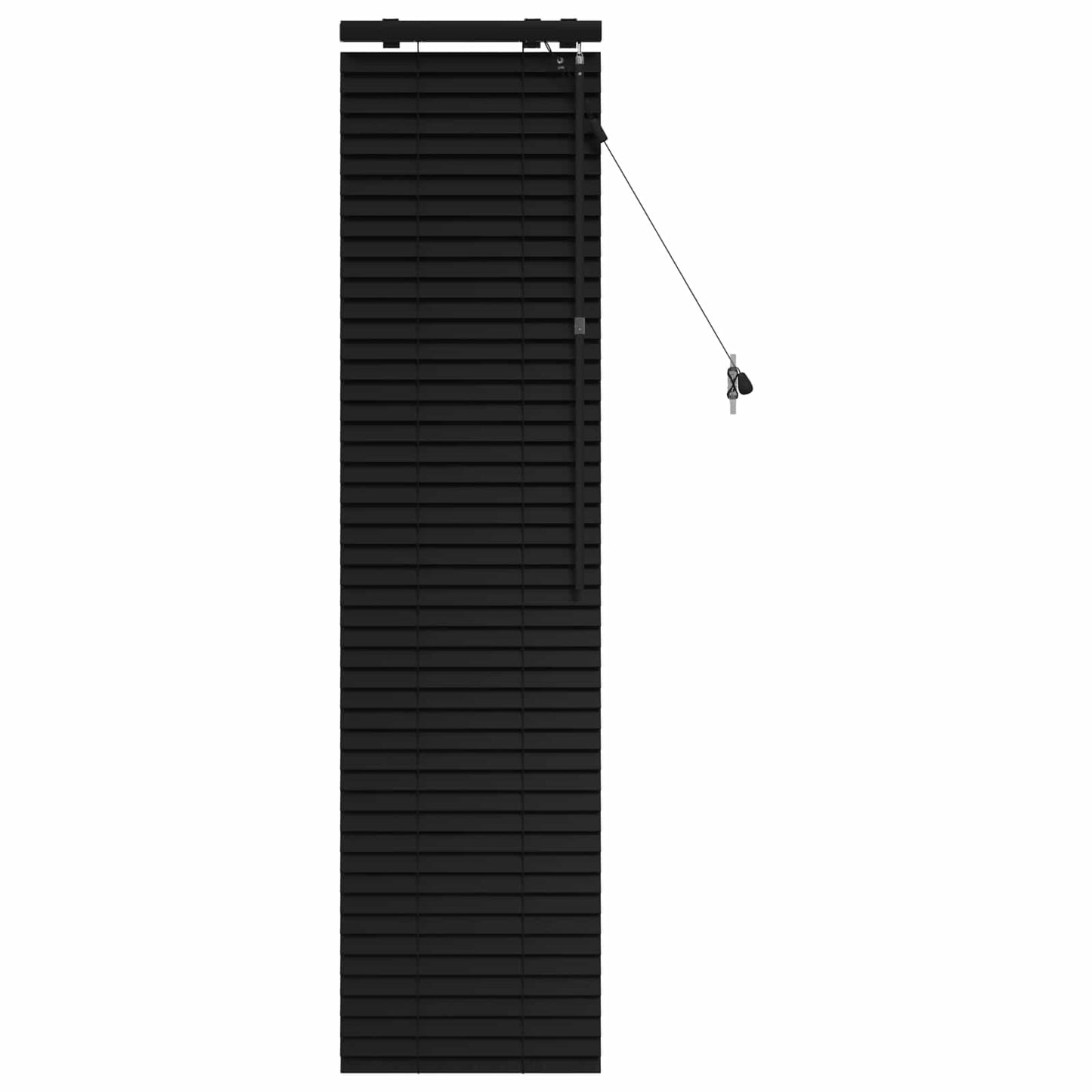 Persienner Sort 45 x 160 cm 35 mm Massivt Paulownia Træ