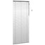 Persienner Sort 100 x 250 cm 35 mm Massivt Paulownia Træ